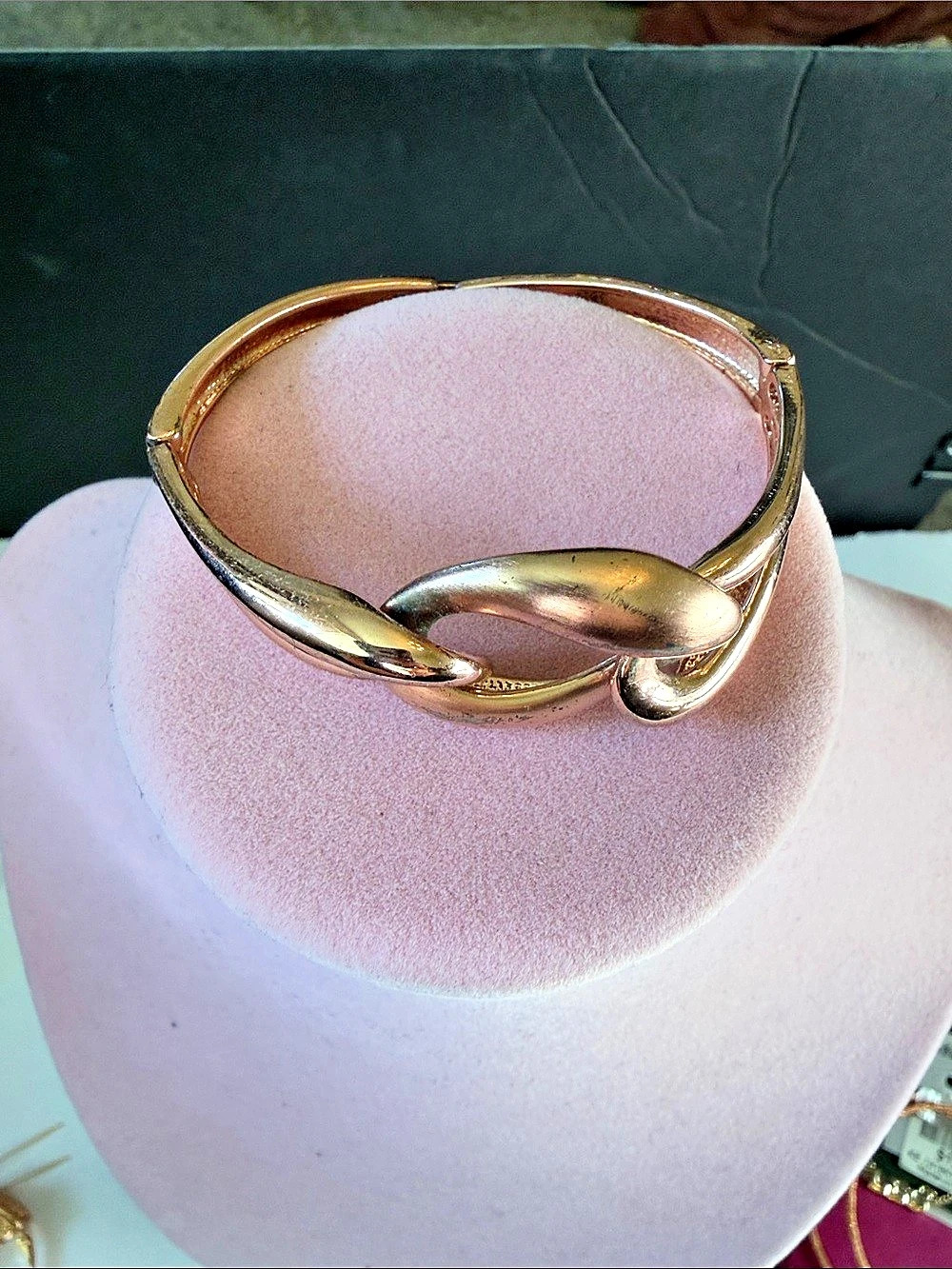 Rose Gold-Tone Statement Bracelet